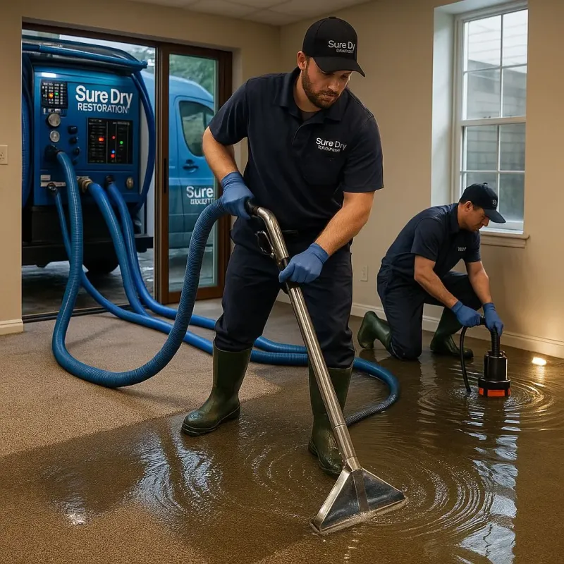 Water Extraction and Removal process in Milton, MA